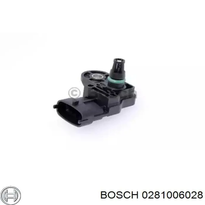 Датчик тиску у впускному колекторі, MAP 0281006028 Bosch