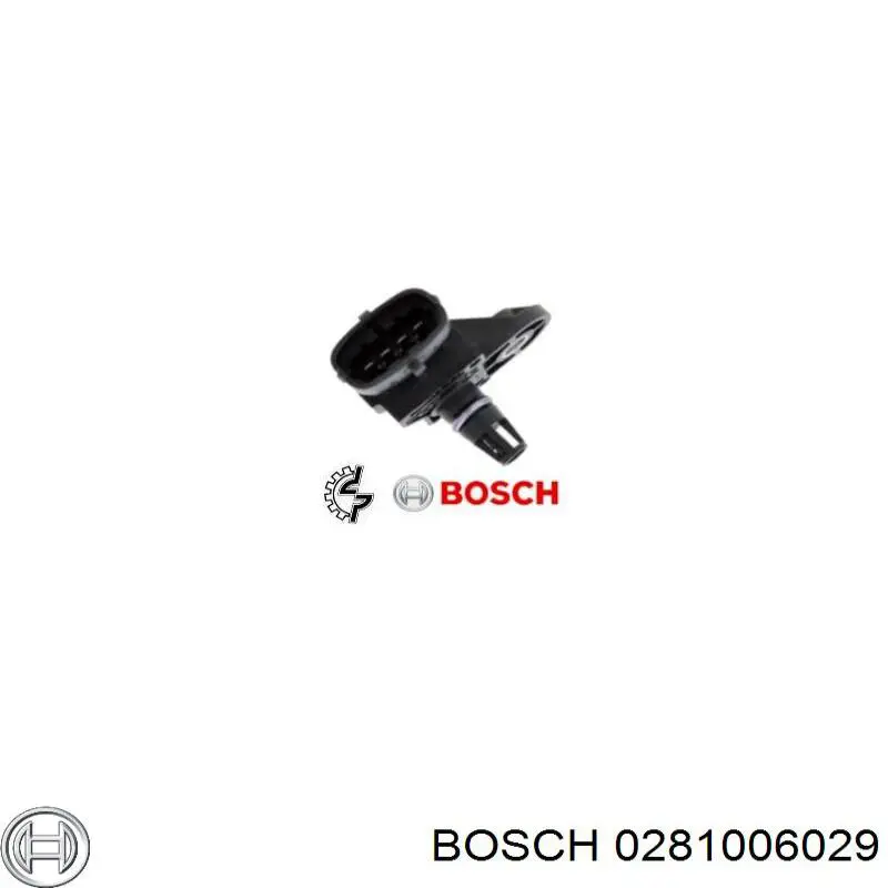 Датчик абсолютного давления 0281006029 Bosch