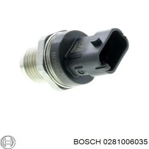 Датчик тиску палива 0281006035 Bosch