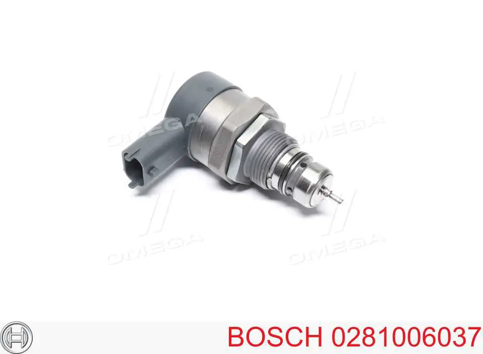 0281006037 Bosch regulador de pressão de combustível na régua de injectores