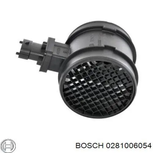 Датчик потоку (витрати) повітря, витратомір MAF - (Mass Airflow) 0281006054 Bosch