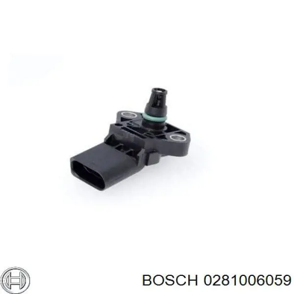 0281006059 Bosch датчик давления наддува
