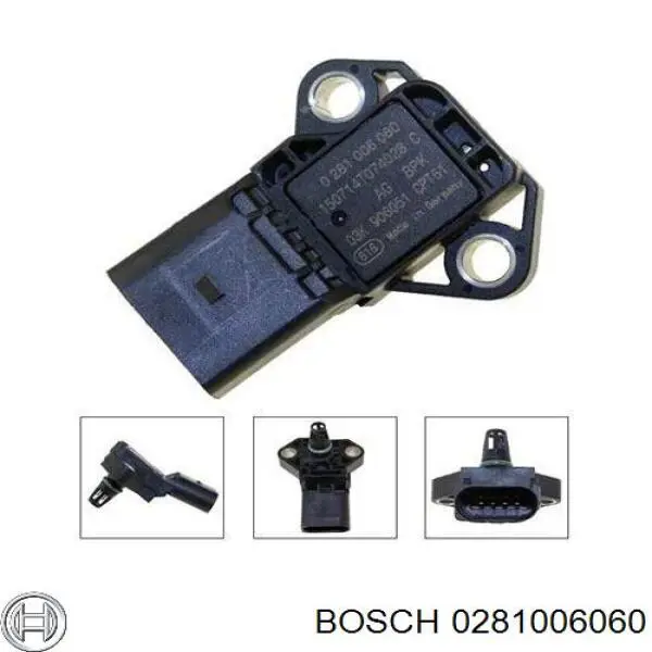0281006060 Bosch датчик давления наддува