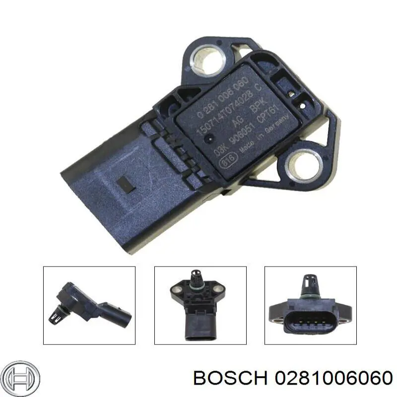 Купить 0281006060 Bosch Датчик нагнетания воздуха в турбину