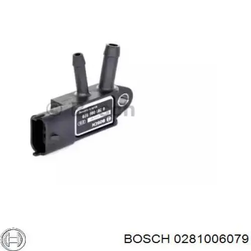 0281006079 Bosch sensor de pressão dos gases de escape