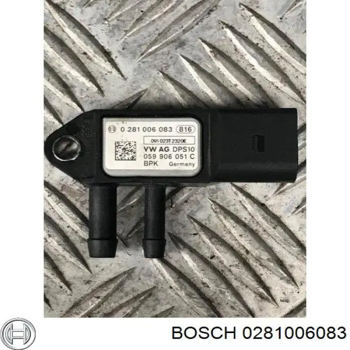 Датчик давления выхлопных газов 0281006083 Bosch