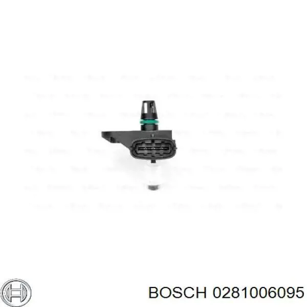 Датчик тиску у впускному колекторі, MAP 0281006095 Bosch