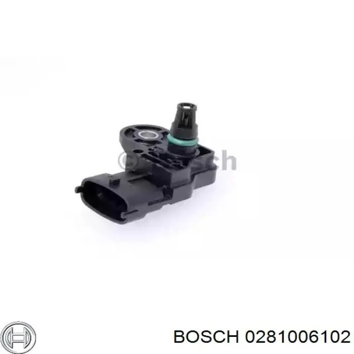 0281006102 Bosch датчик давления наддува