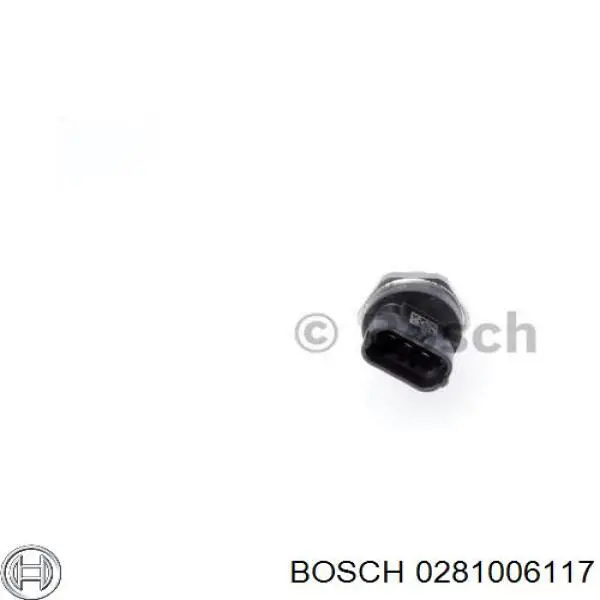 Sensor de presión de combustible 0281006117 Bosch