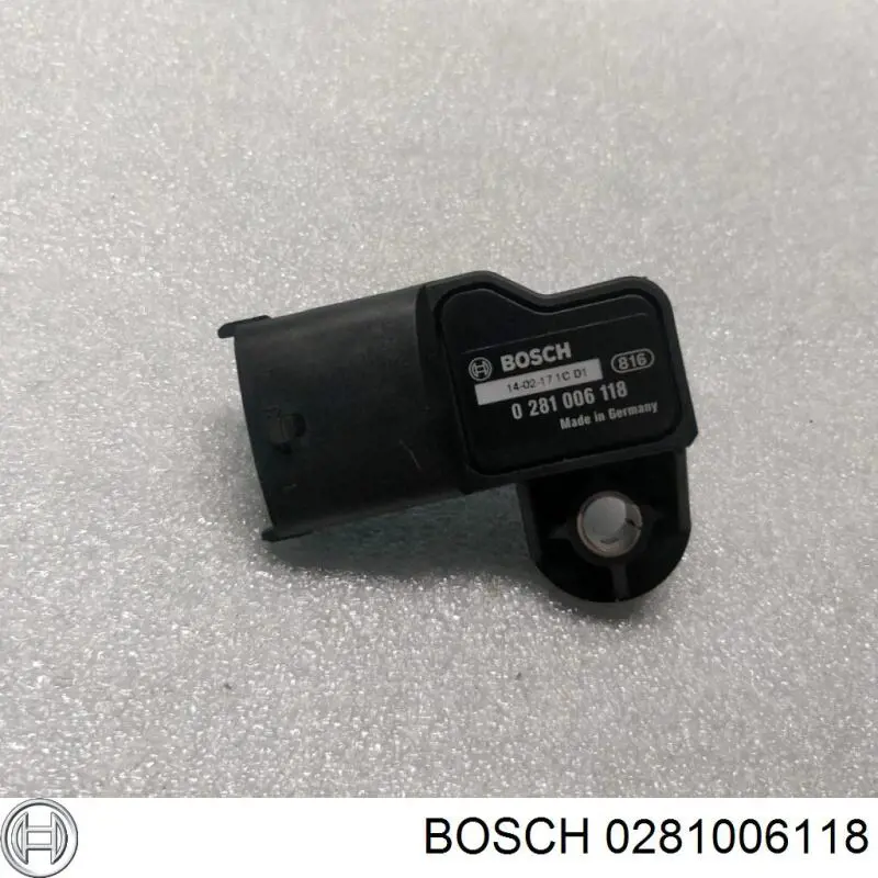 Купить 0281006118 Bosch Датчик MAP