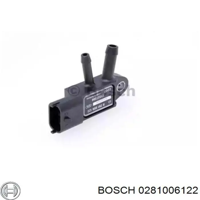 0 281 006 122 Bosch sensor de pressão dos gases de escape