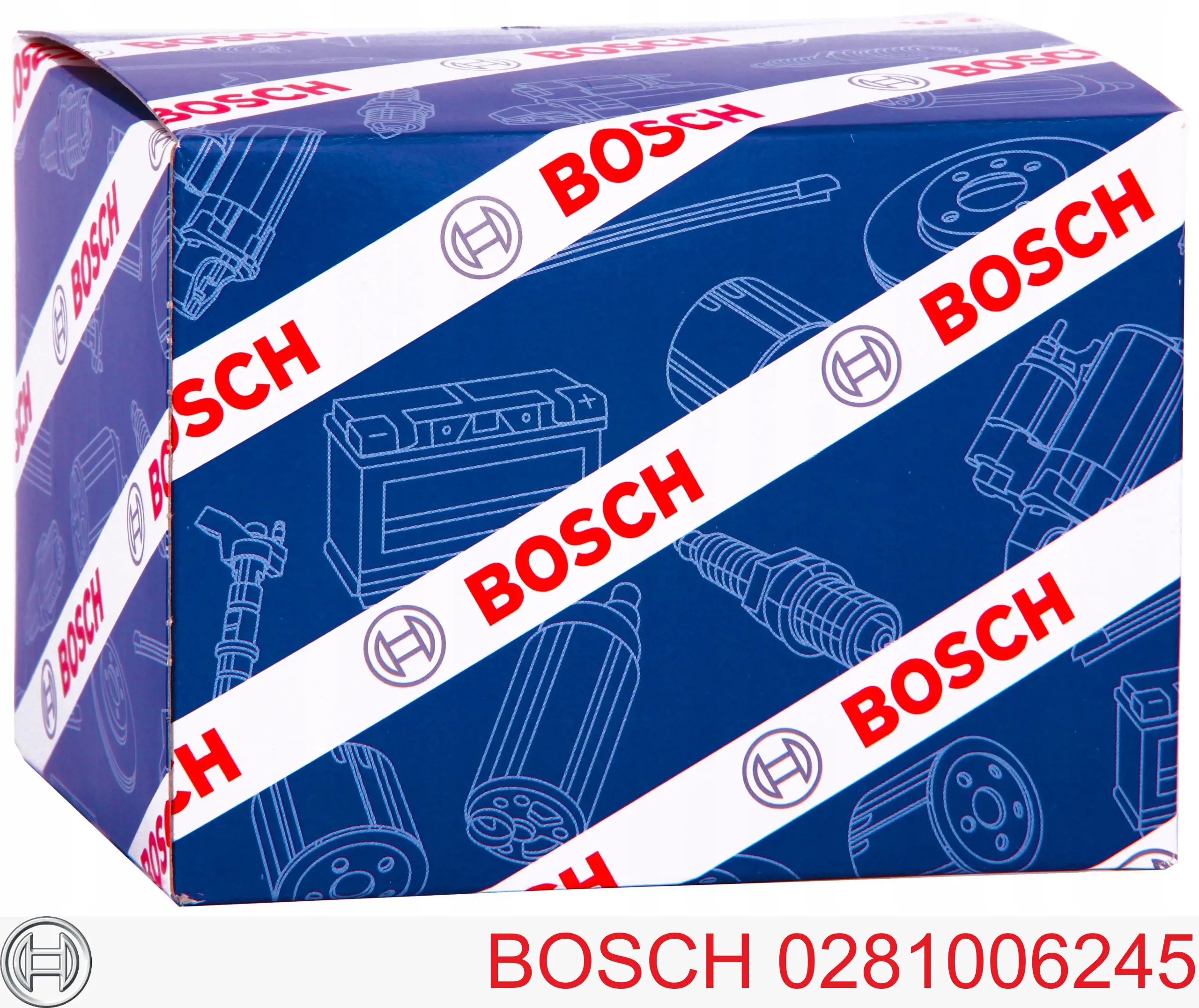 Датчик давления топлива BOSCH 0281006245