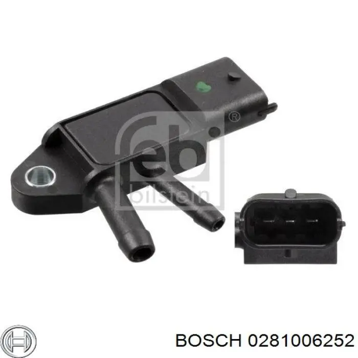 0281006252 Bosch Датчик давления выхлопных газов