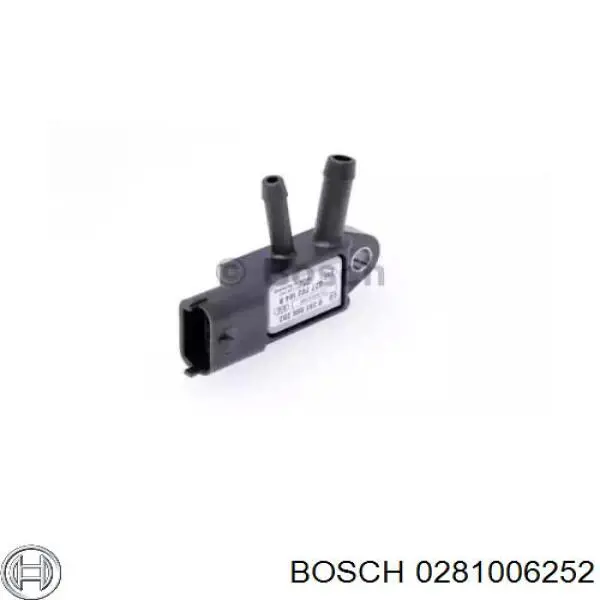 Датчик давления выхлопных газов Bosch 0281006252 цена, от 22.02 USD