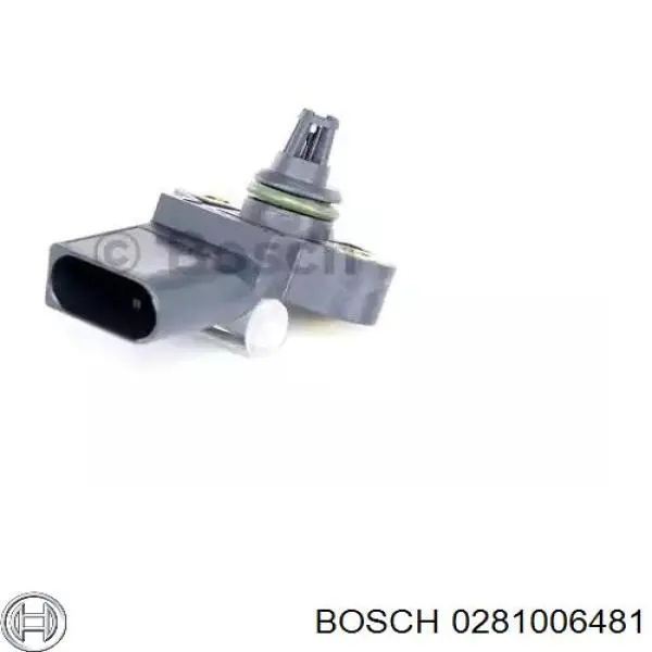 Sensor de presion de carga (inyeccion de aire turbina) 0281006481 Bosch