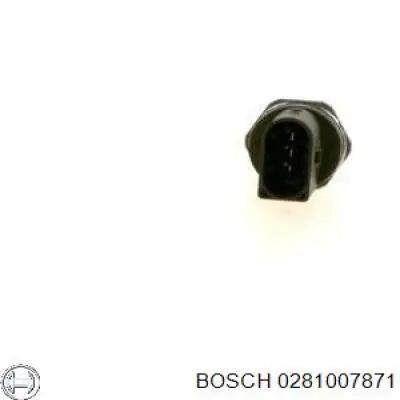 0 281 007 871 Bosch sensor de pressão de combustível