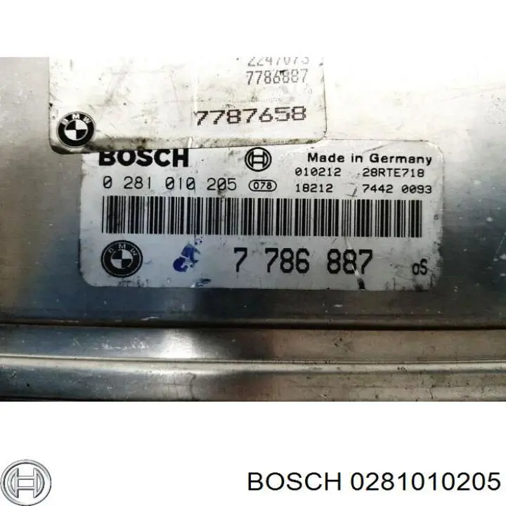0281010205 Bosch Мозги двигателя