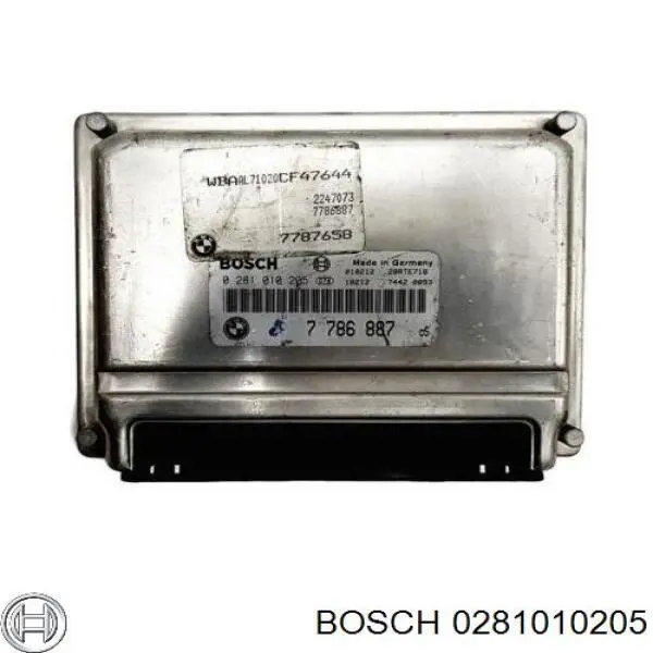 0281010205 Bosch модуль управления (эбу двигателем)