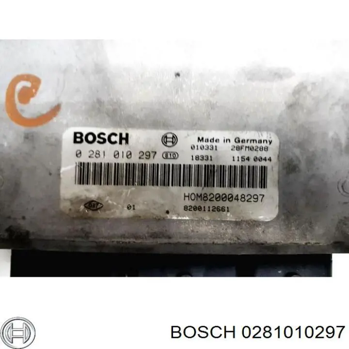 Блок управления двигателем 0281010297 Bosch