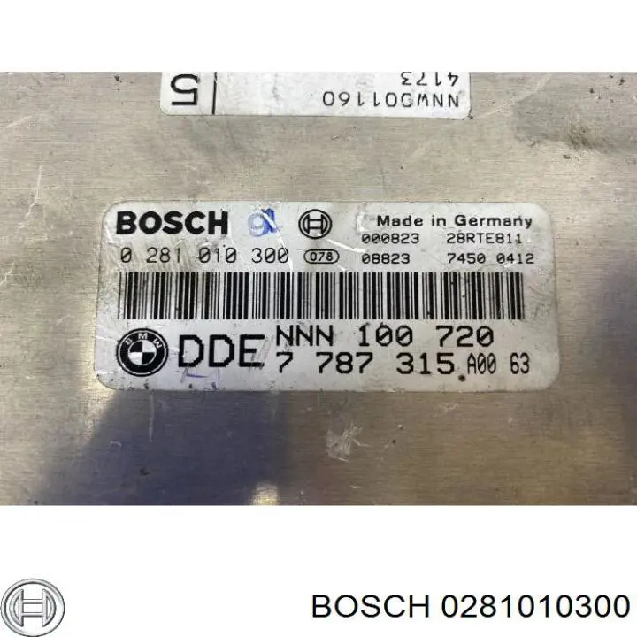 Блок управления двигателем 0281010300 Bosch