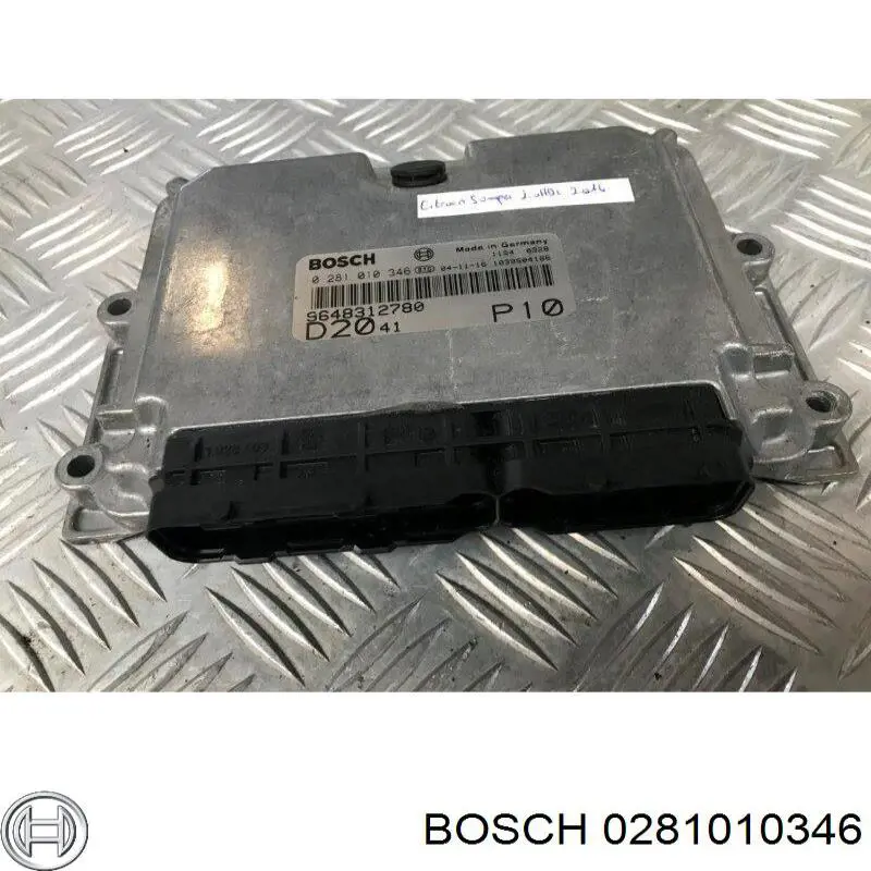Блок управления двигателем 0281010346 Bosch