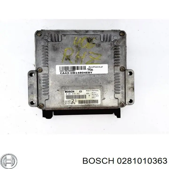 Купить 0281010363 Bosch Электронный блок управления двигателем