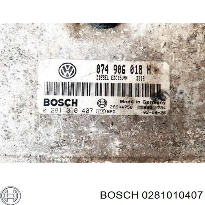 ЭБУ двигателем Bosch 0281010407 цена, от 108.29 USD