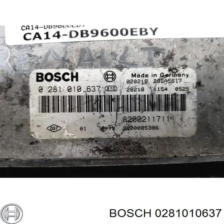 0281010637 Bosch Мозги двигателя