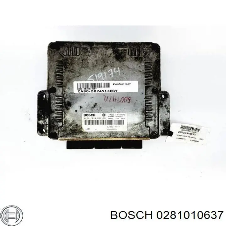 Купить 0281010637 Bosch Электронный блок управления двигателем