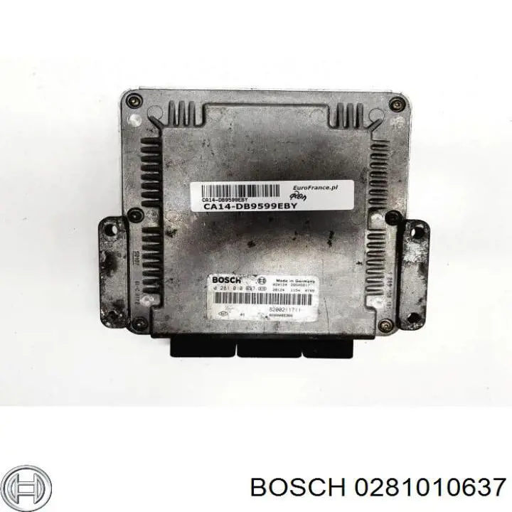 Блок управления двигателем 0281010637 Bosch