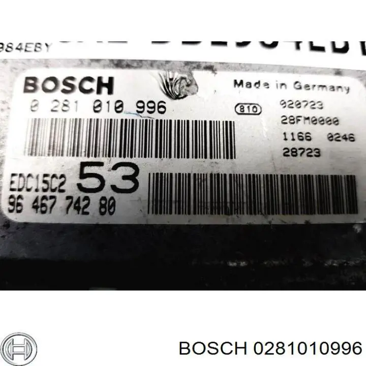 Модуль управления двигателем Bosch 0281010996