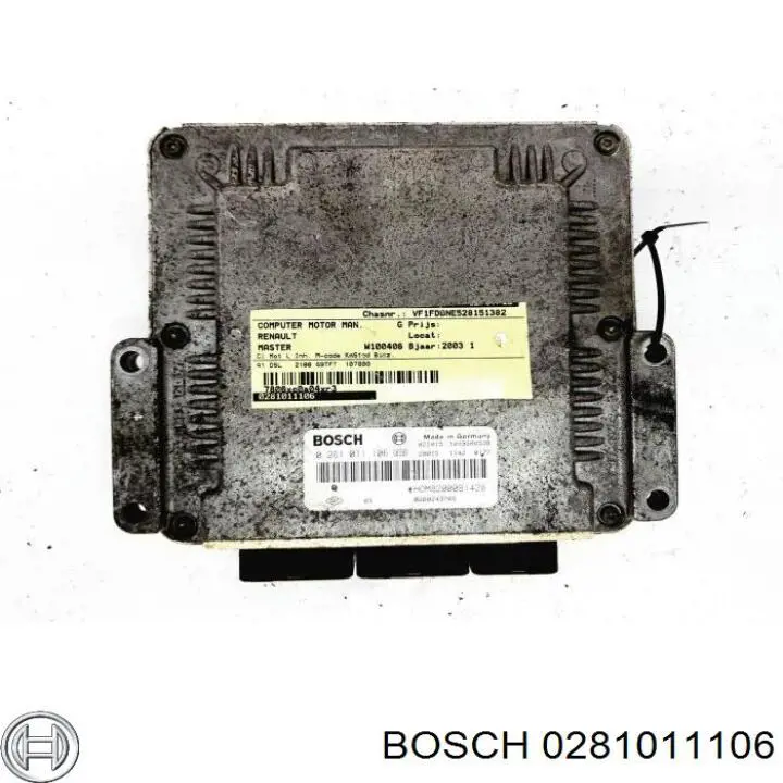 0281011106 Bosch Мозги двигателя