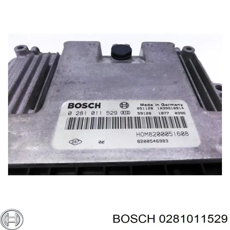 0281011529 Bosch módulo de direção (centralina eletrônica de motor)