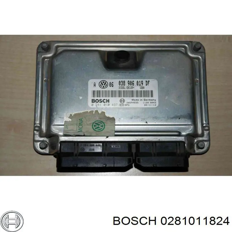 Блок управления двигателем 0281011824 VAG