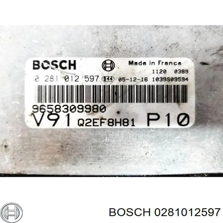 Купить 0281012597 Bosch Электронный блок управления двигателем