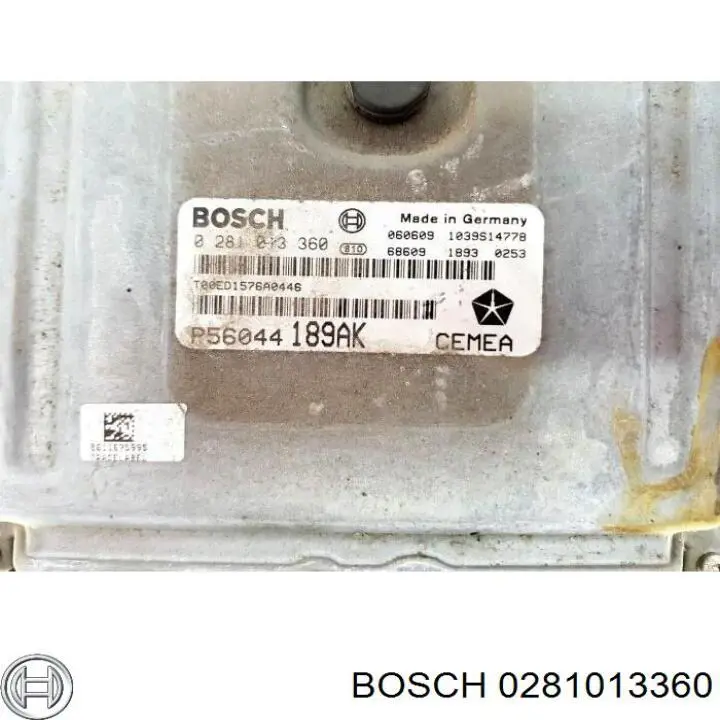 0281013360 Chrysler Мозги двигателя