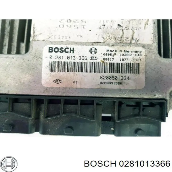 0281013366 Renault (RVI) Мозги двигателя