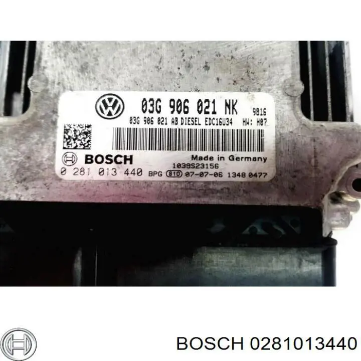 Блок управления двигателем 0281013440 Bosch