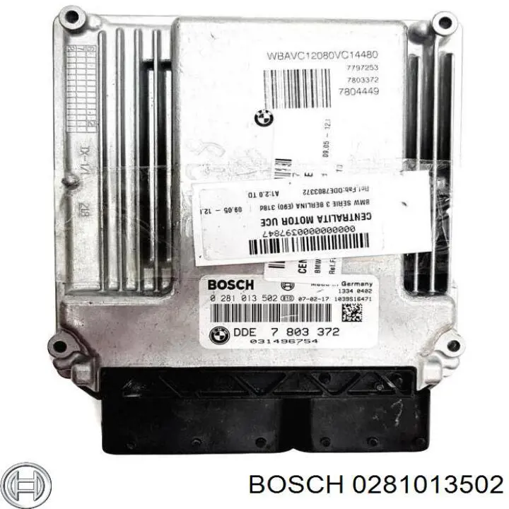 Купить 0281013502 BMW Электронный блок управления двигателем