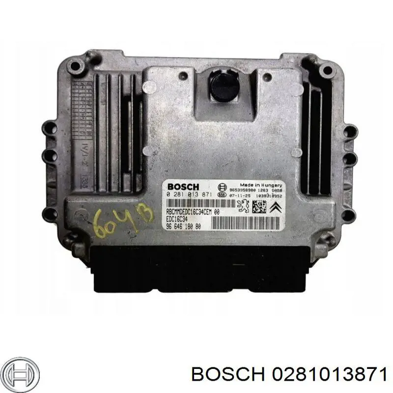 Купить 0281013871 Bosch Электронный блок управления двигателем