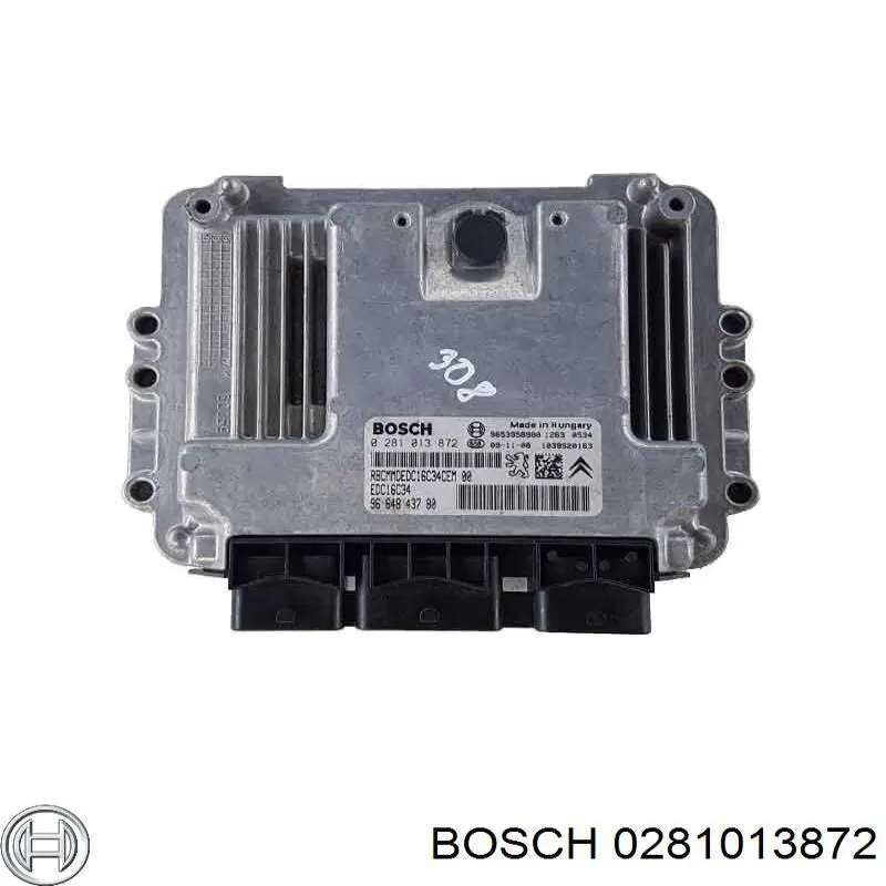 Блок управления двигателем 0281013872 Bosch