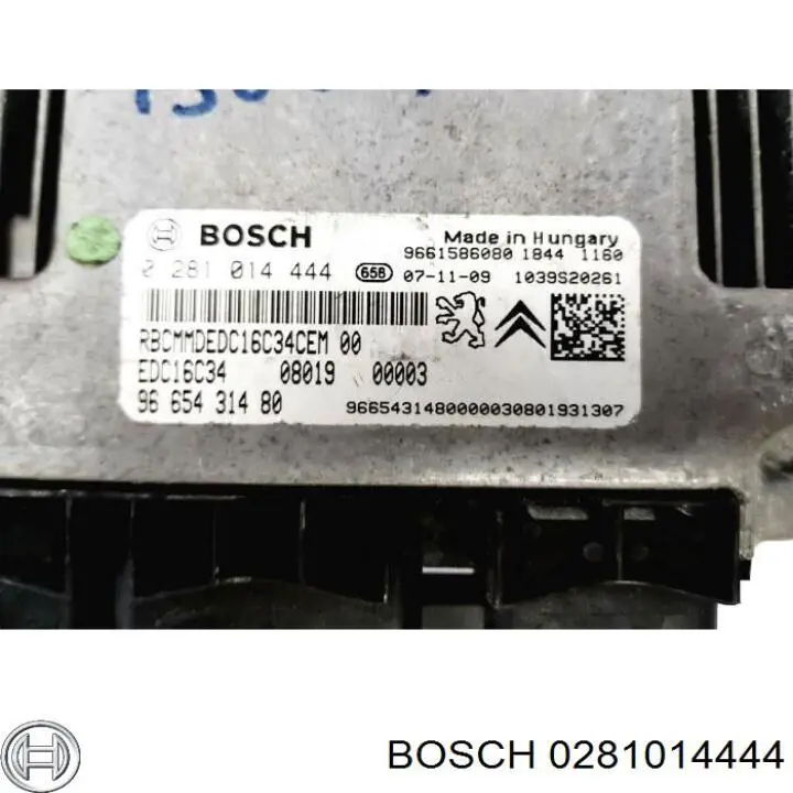 Купить 0281014444 Bosch Электронный блок управления двигателем