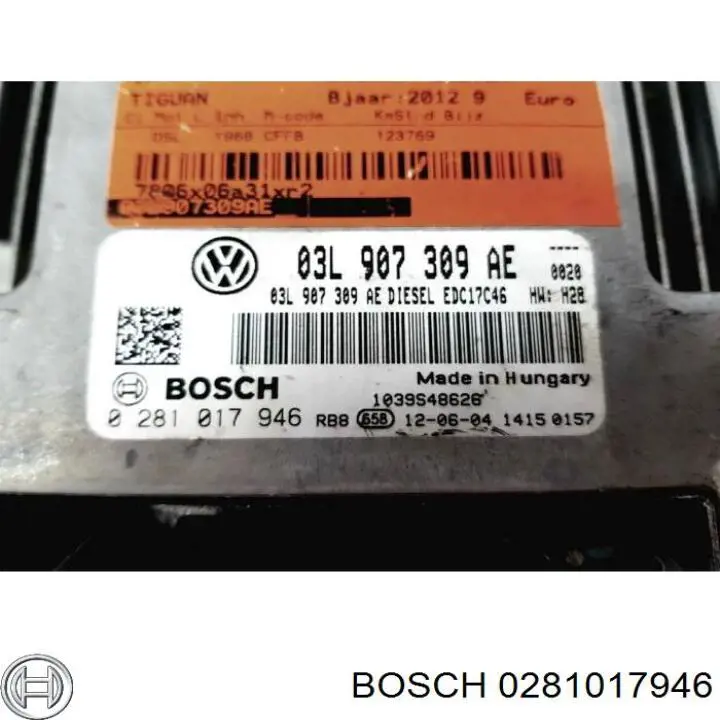 ЭБУ двигателем Bosch 0281017946 цена, от 50.68 USD