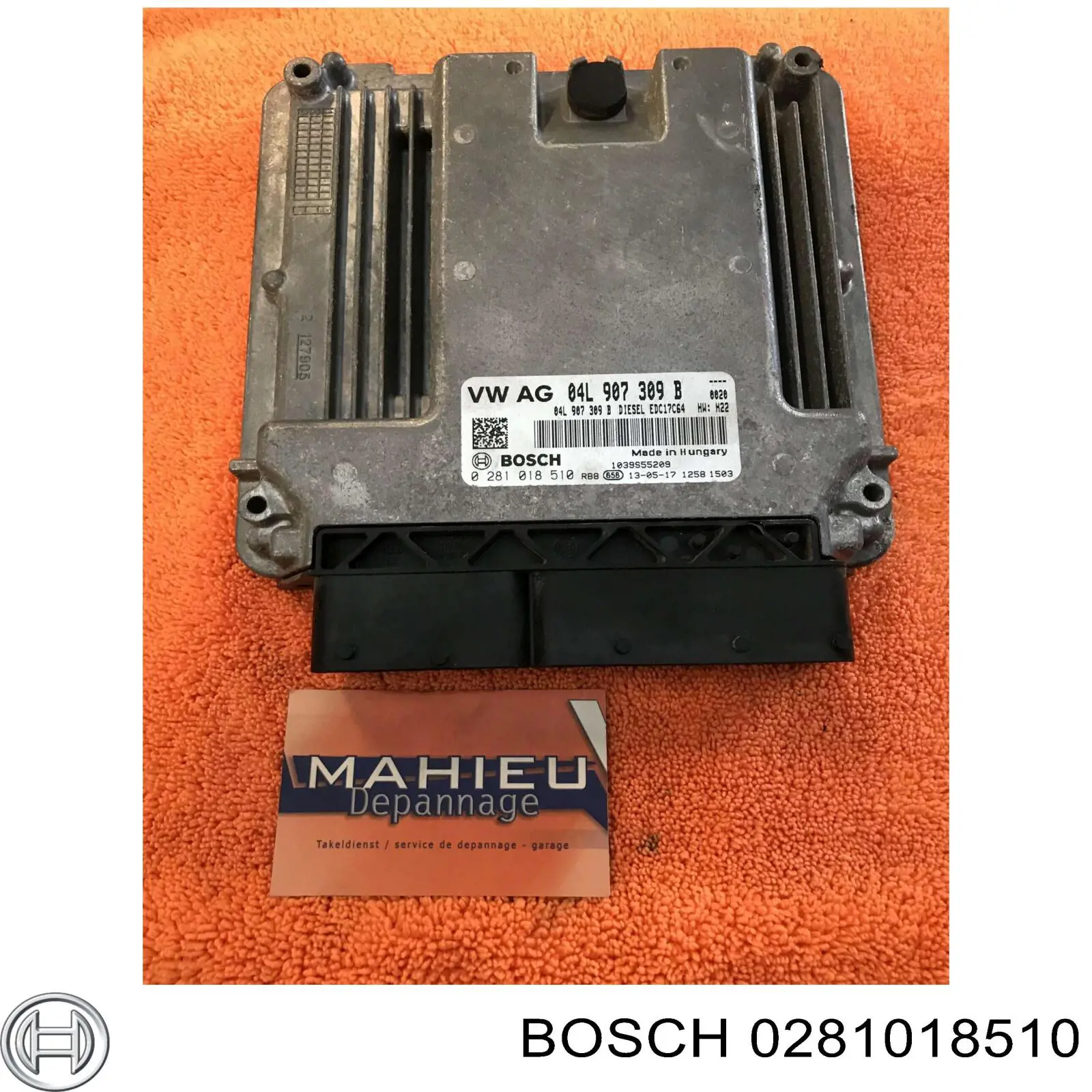 Блок управления двигателем 0281018510 Bosch