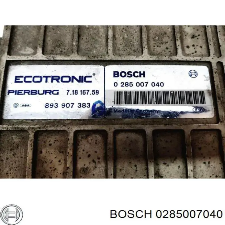 Блок управления двигателем 0285007040 VAG