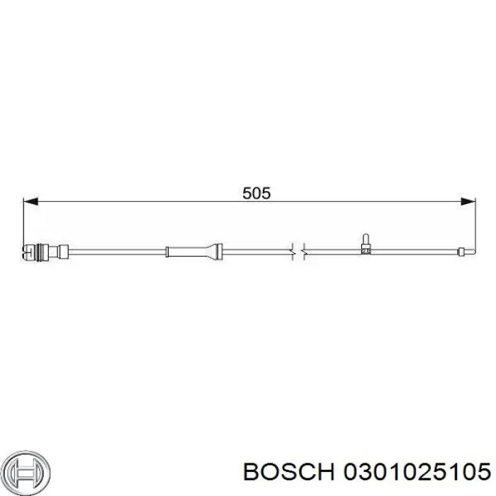 0301025105 Bosch фара левая