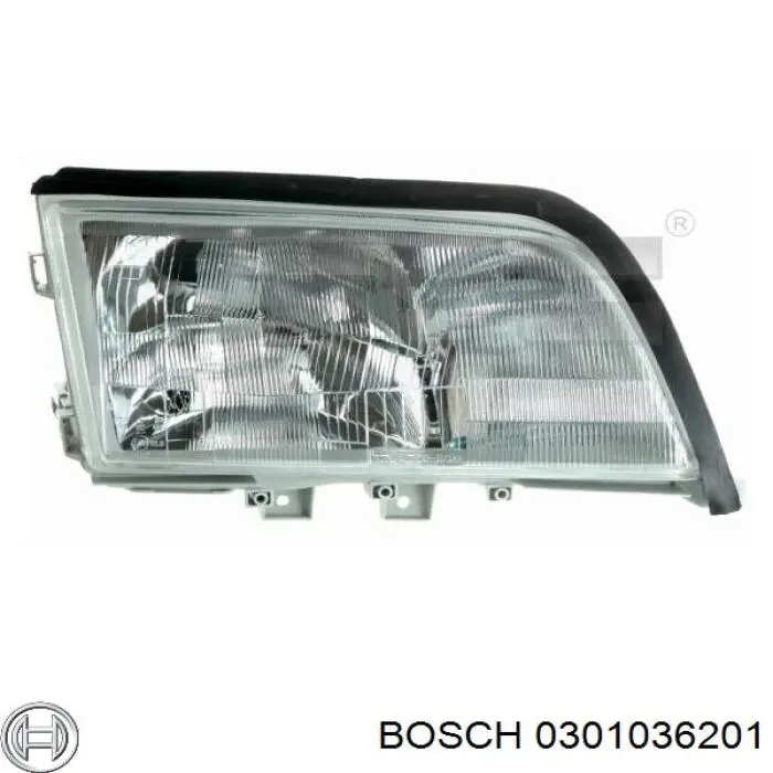 Фара левая 0301036201 Bosch