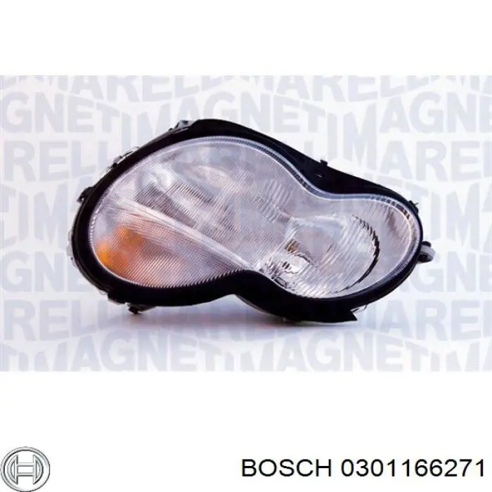 Левая фара 0301166271 Bosch