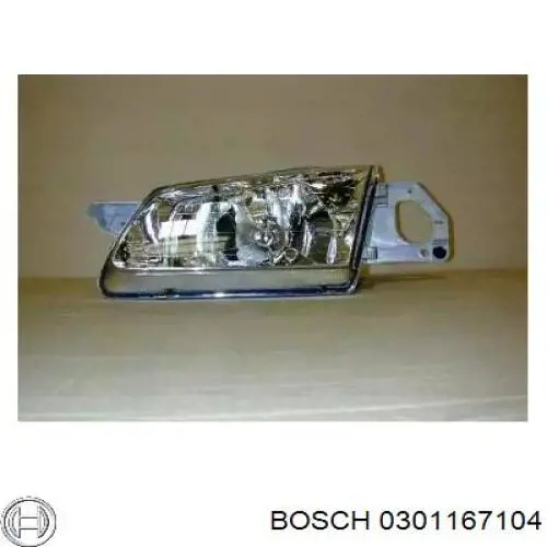 0301167104 Bosch фара правая