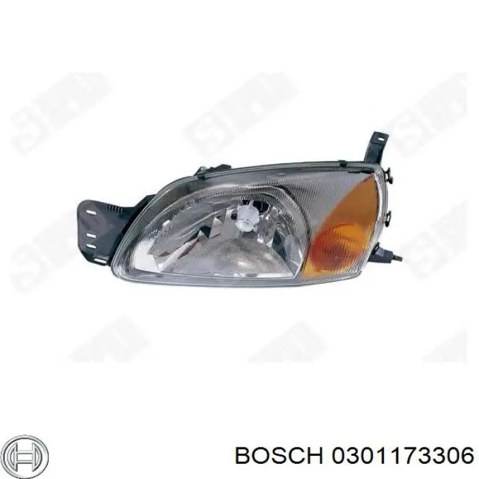 Фара правая Bosch 0301173306